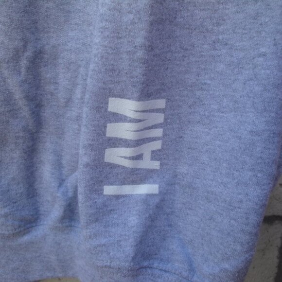 Liza Koshy Sweatshirt XL Gray with white graphic letters-I am Watching Content - Picture 3 of 5